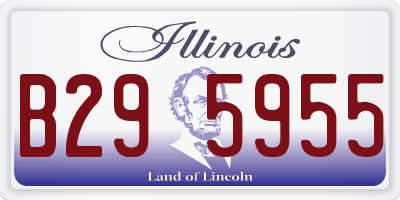 IL license plate B295955
