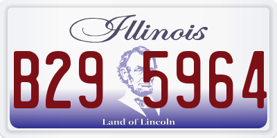 IL license plate B295964