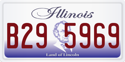 IL license plate B295969