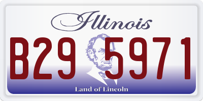 IL license plate B295971