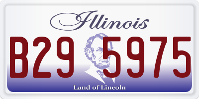 IL license plate B295975
