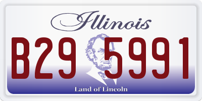 IL license plate B295991