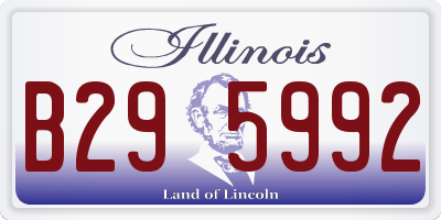 IL license plate B295992