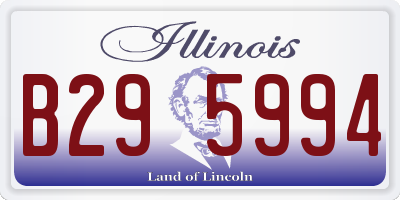 IL license plate B295994