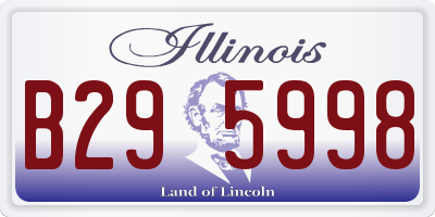 IL license plate B295998