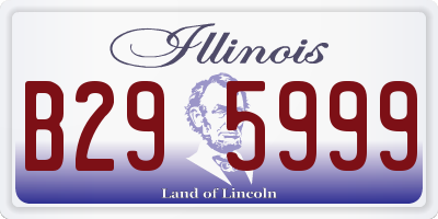 IL license plate B295999