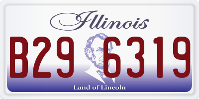 IL license plate B296319