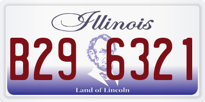 IL license plate B296321