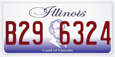 IL license plate B296324