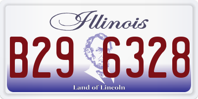 IL license plate B296328