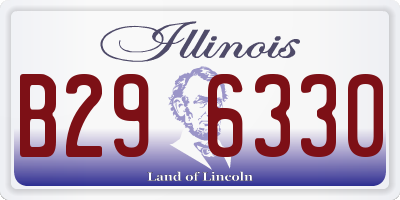 IL license plate B296330