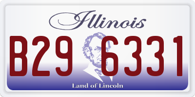 IL license plate B296331