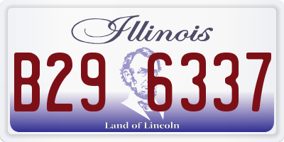 IL license plate B296337