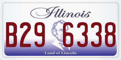 IL license plate B296338