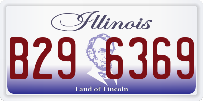 IL license plate B296369