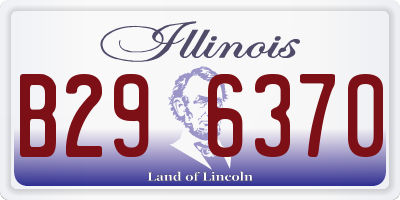 IL license plate B296370