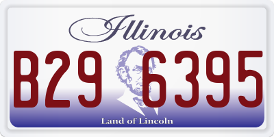IL license plate B296395