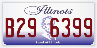 IL license plate B296399
