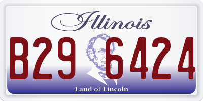 IL license plate B296424
