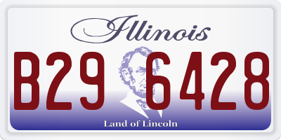 IL license plate B296428