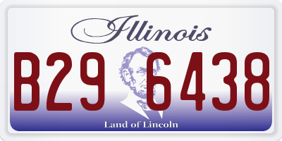 IL license plate B296438