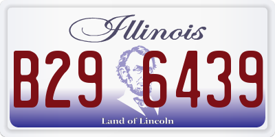 IL license plate B296439