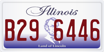 IL license plate B296446