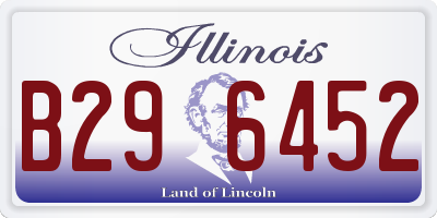 IL license plate B296452