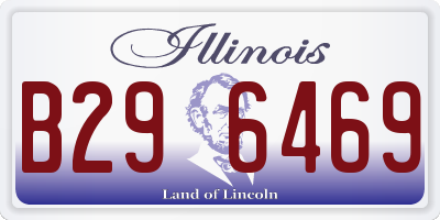 IL license plate B296469