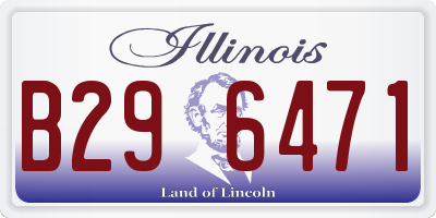 IL license plate B296471