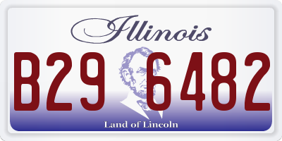 IL license plate B296482