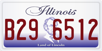 IL license plate B296512