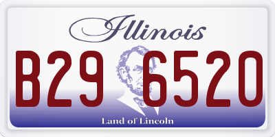 IL license plate B296520