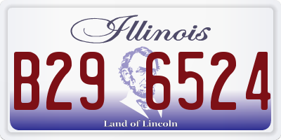 IL license plate B296524