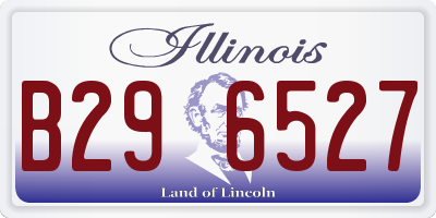 IL license plate B296527