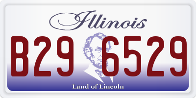 IL license plate B296529