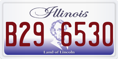 IL license plate B296530