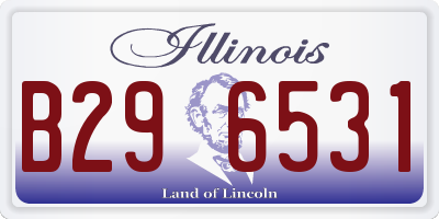 IL license plate B296531