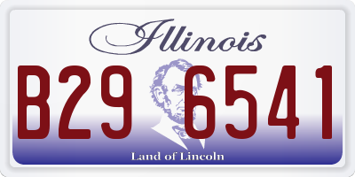 IL license plate B296541
