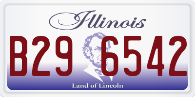 IL license plate B296542