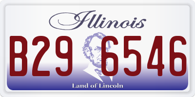 IL license plate B296546