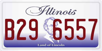 IL license plate B296557