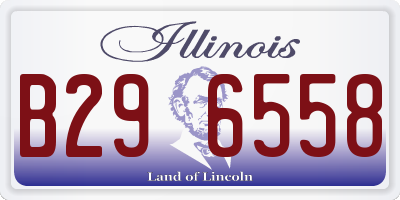 IL license plate B296558