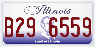 IL license plate B296559
