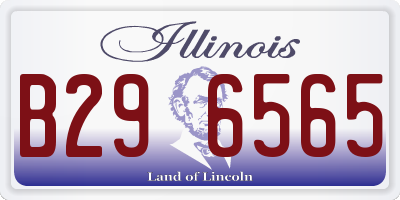IL license plate B296565