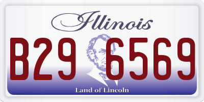IL license plate B296569