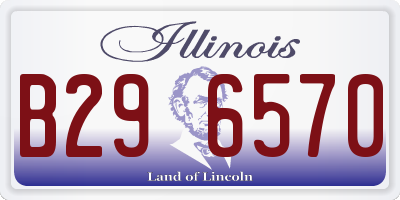 IL license plate B296570