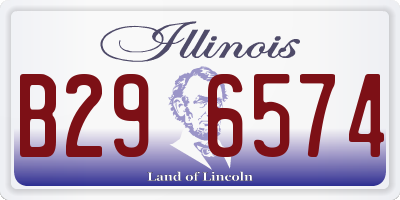 IL license plate B296574