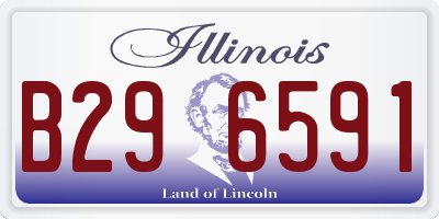 IL license plate B296591
