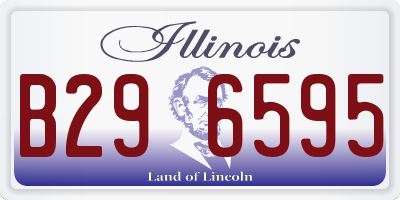 IL license plate B296595